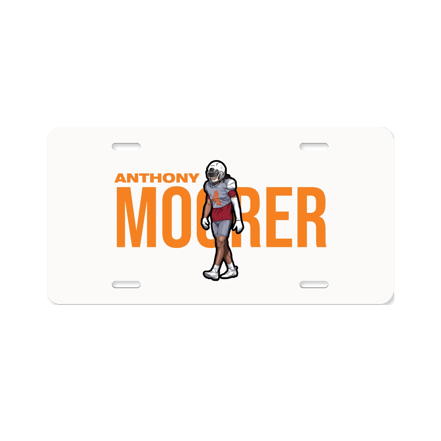 License Plate — Player Name in Classic