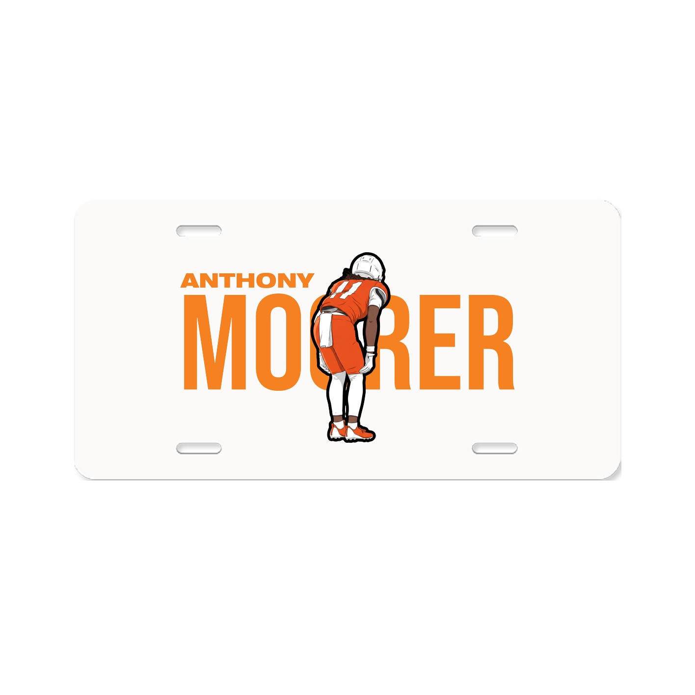 License Plate — Player Name in Classic
