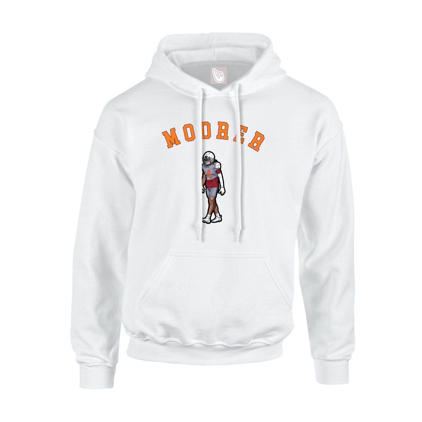 Hoodie — Shirsey Arch in White