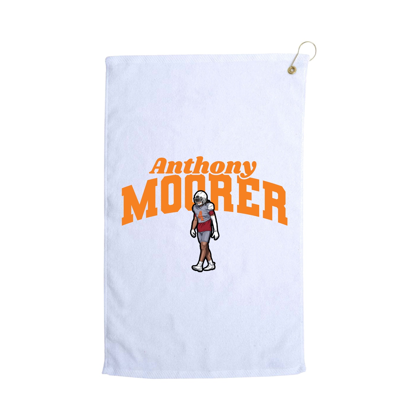 Golf Towel — Signature Arch in White