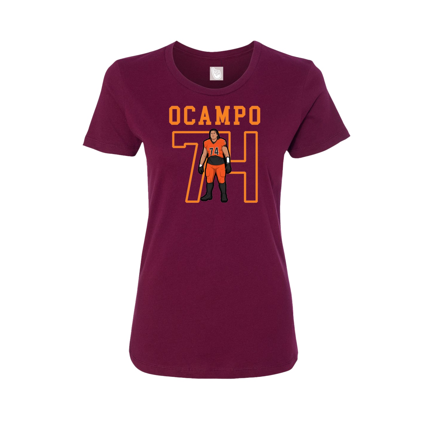 Fitted Women's Tee — Shirsey in Maroon