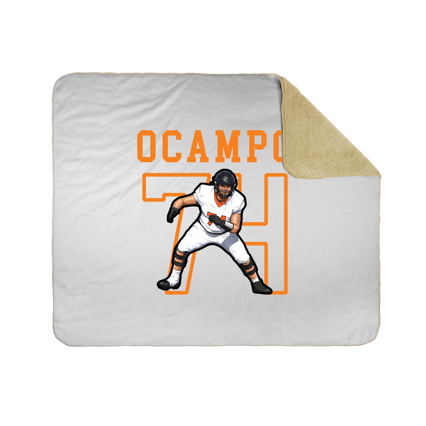 Throw Blanket — Shirsey in White
