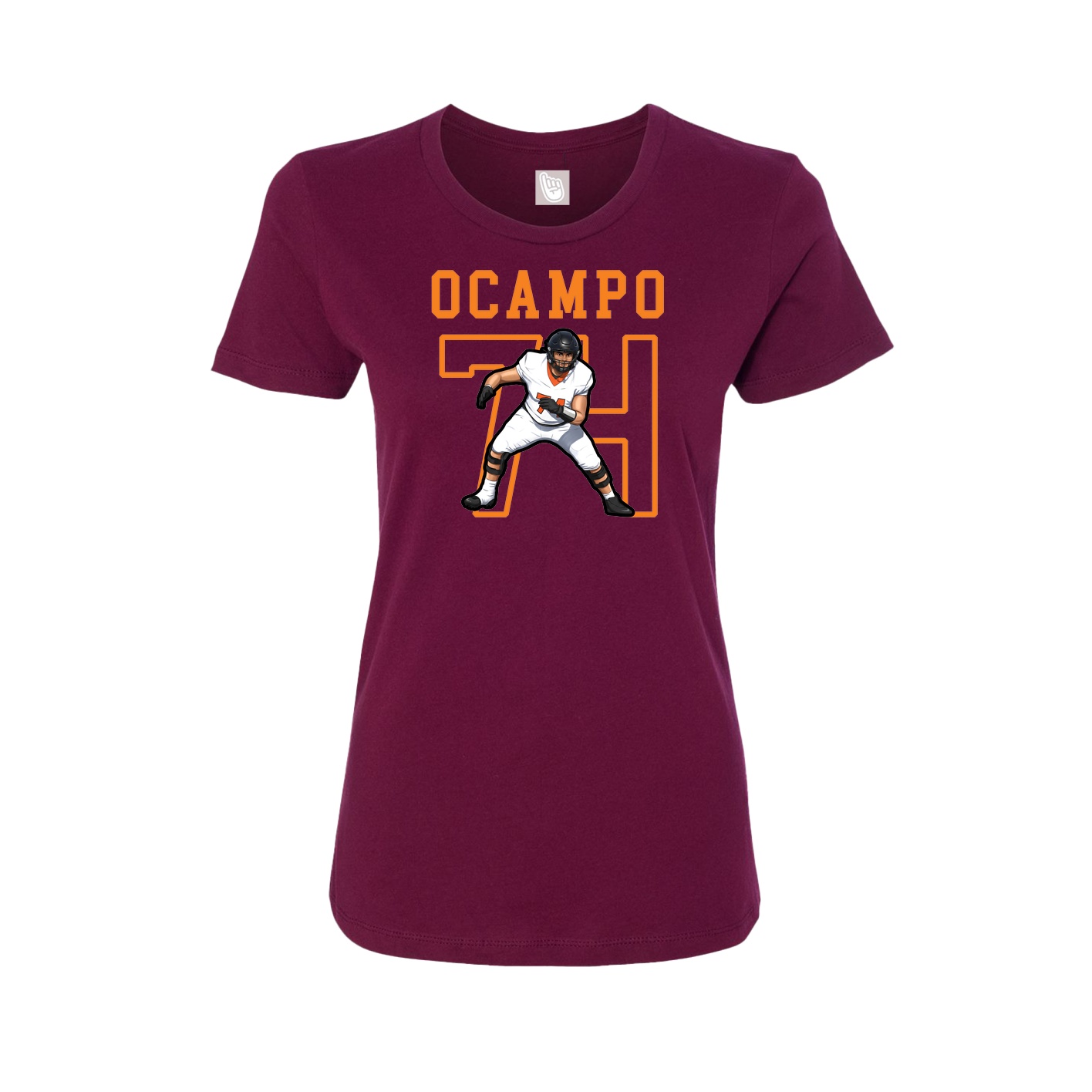 Fitted Women's Tee — Shirsey in Maroon