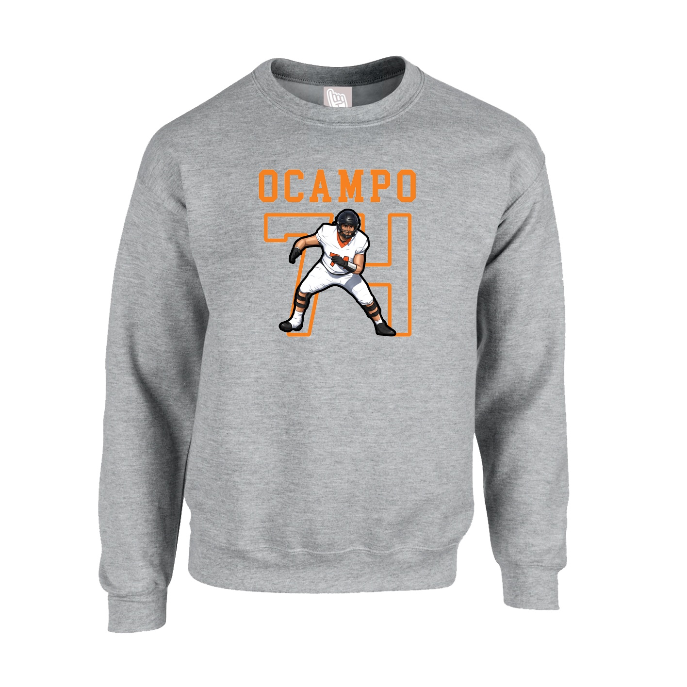 Fleece Crew — Shirsey in Grey