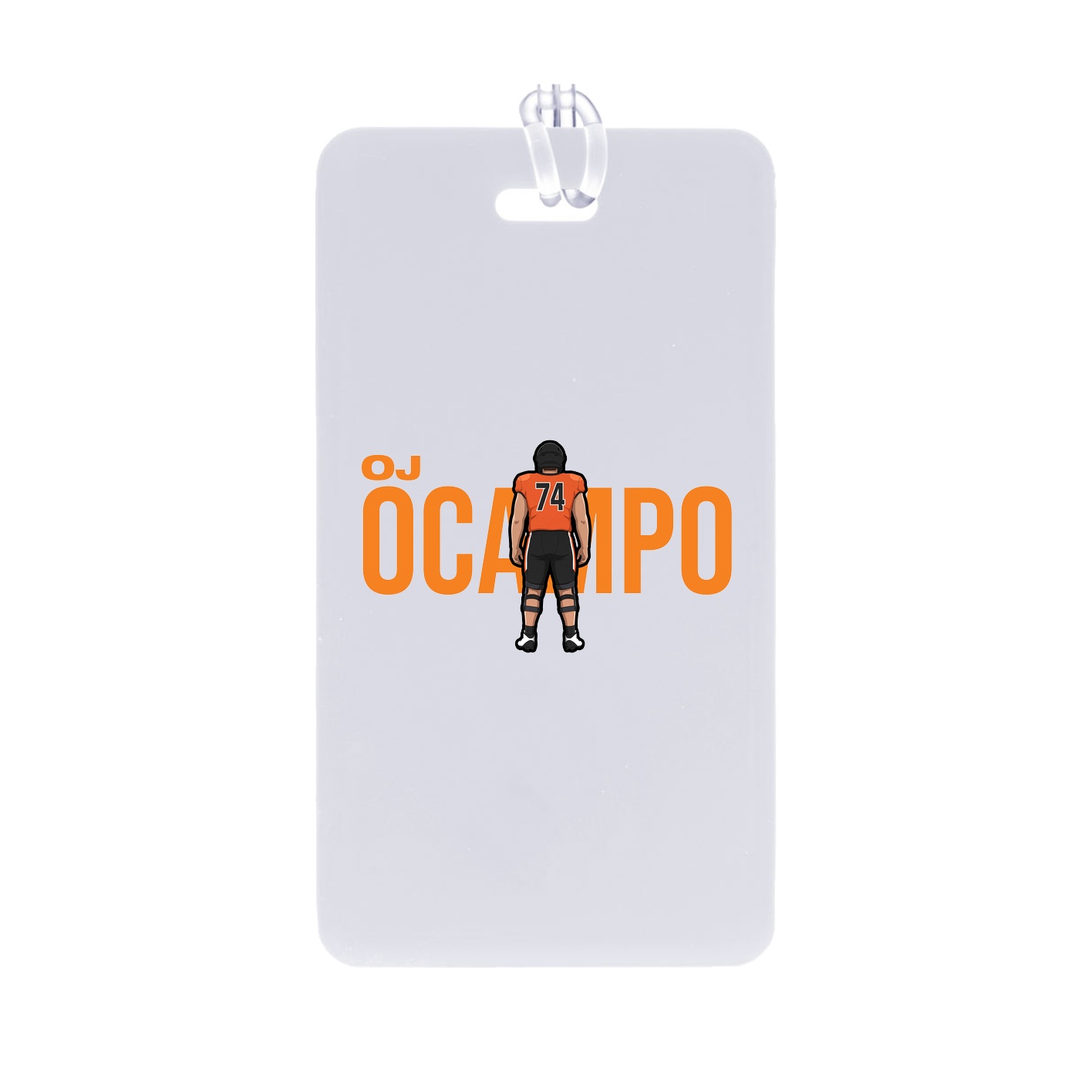 Bag Tag — Player Name in Classic