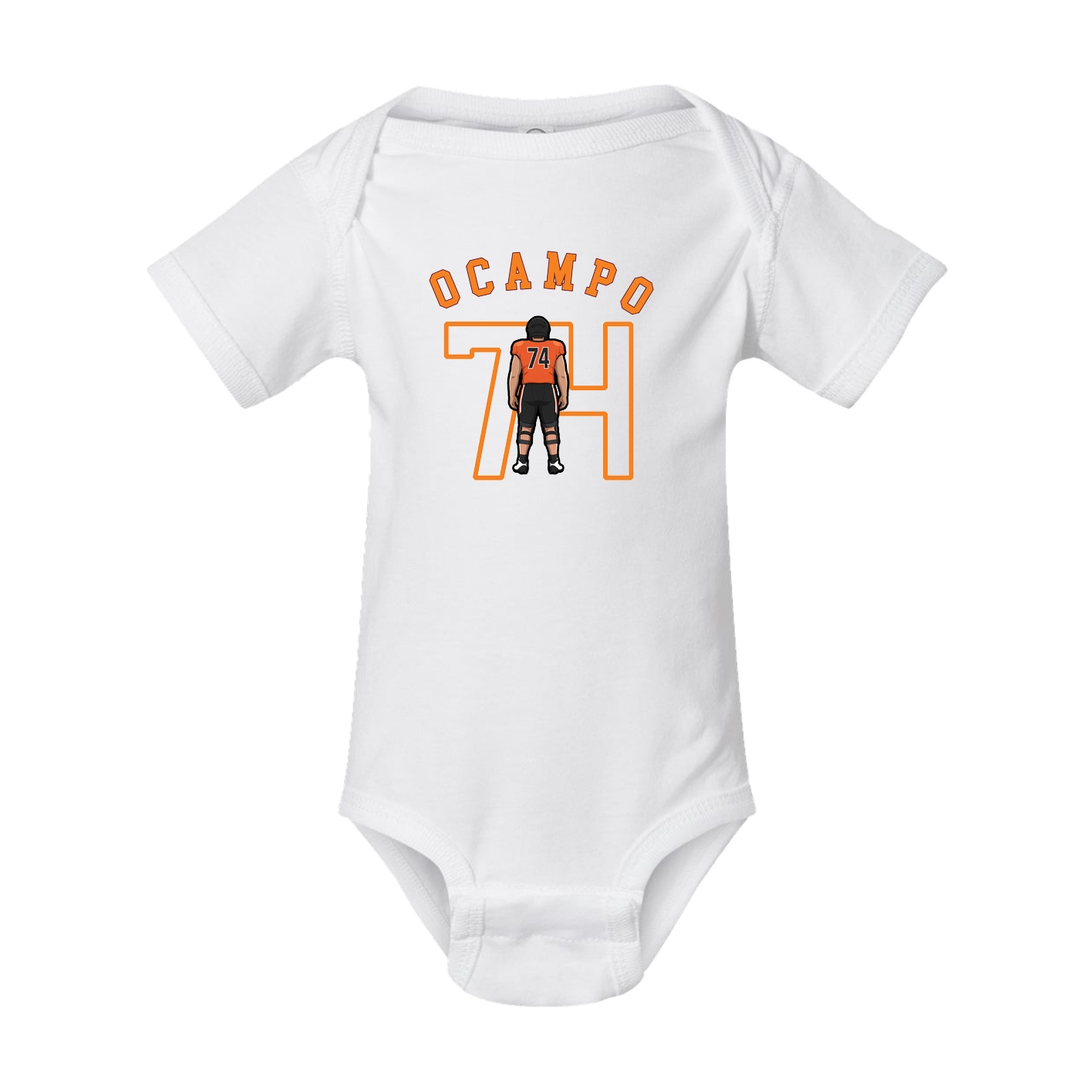 Baby Onesie — Shirsey Arch in White