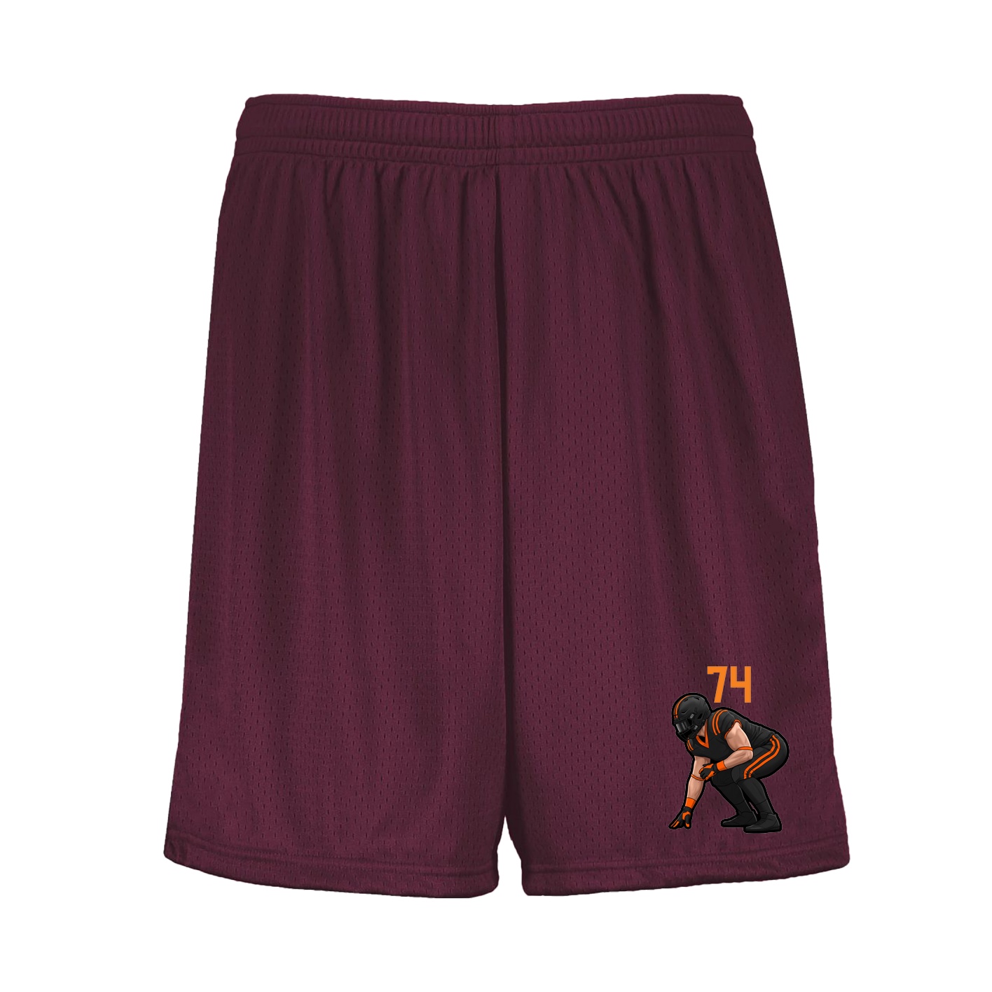 Shorts — Number Top in Maroon