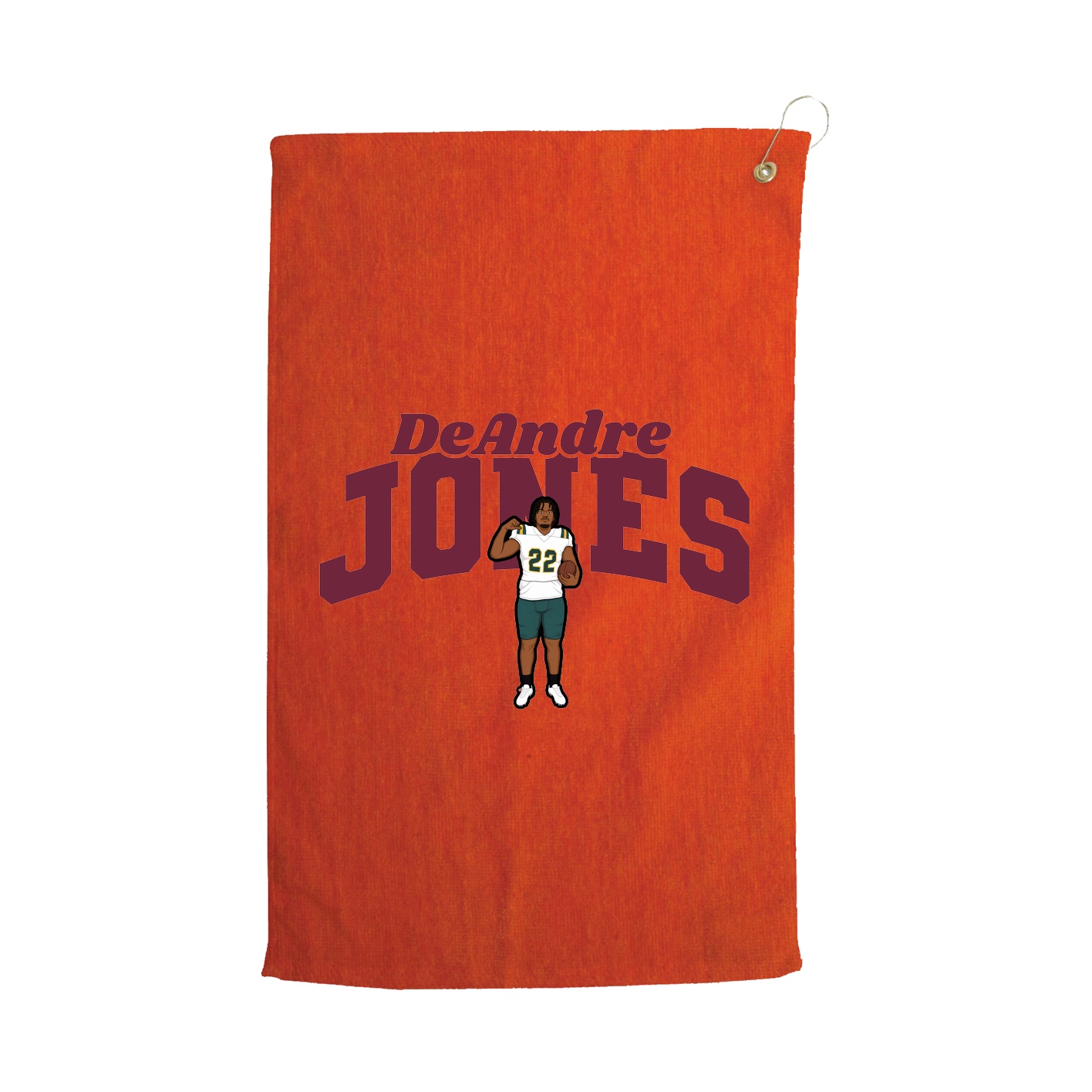 Golf Towel — Signature Arch in Orange
