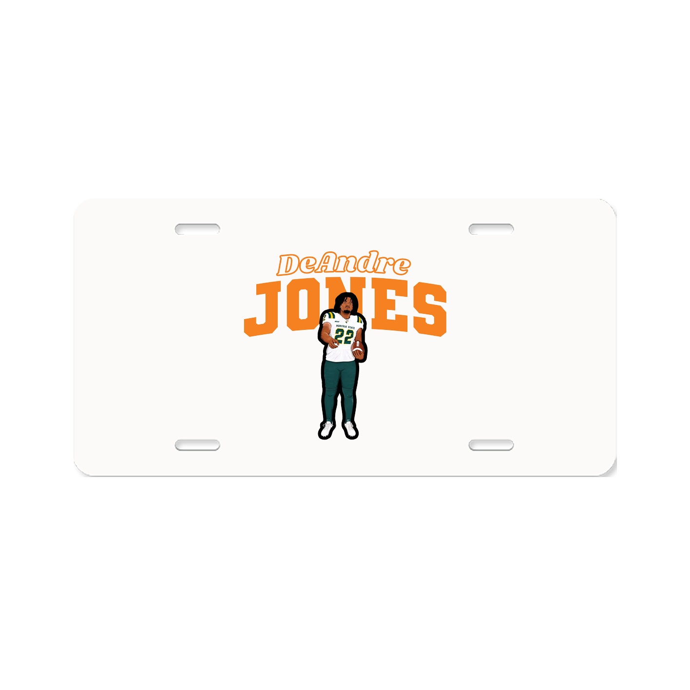 License Plate — Name Arch in Classic