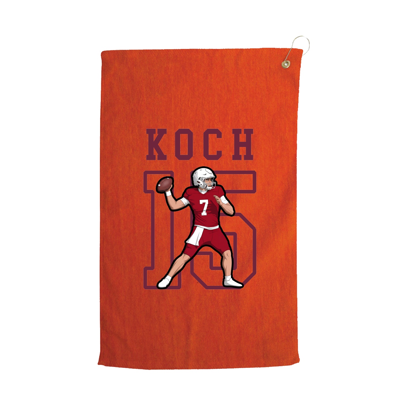 Golf Towel — Shirsey in Orange