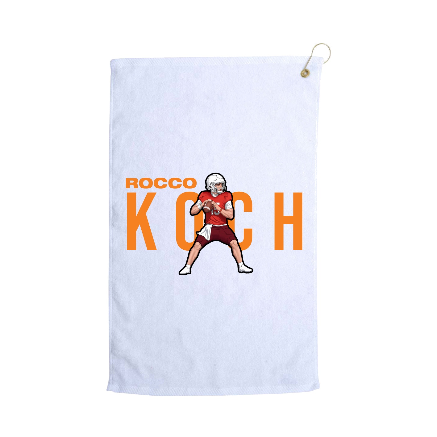 Golf Towel — Player Name in White