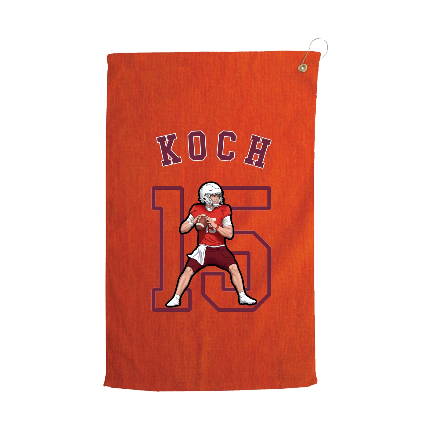 Golf Towel — Shirsey Arch in Orange