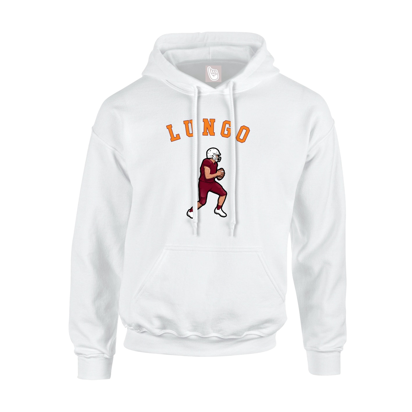 Hoodie — Shirsey Arch in White