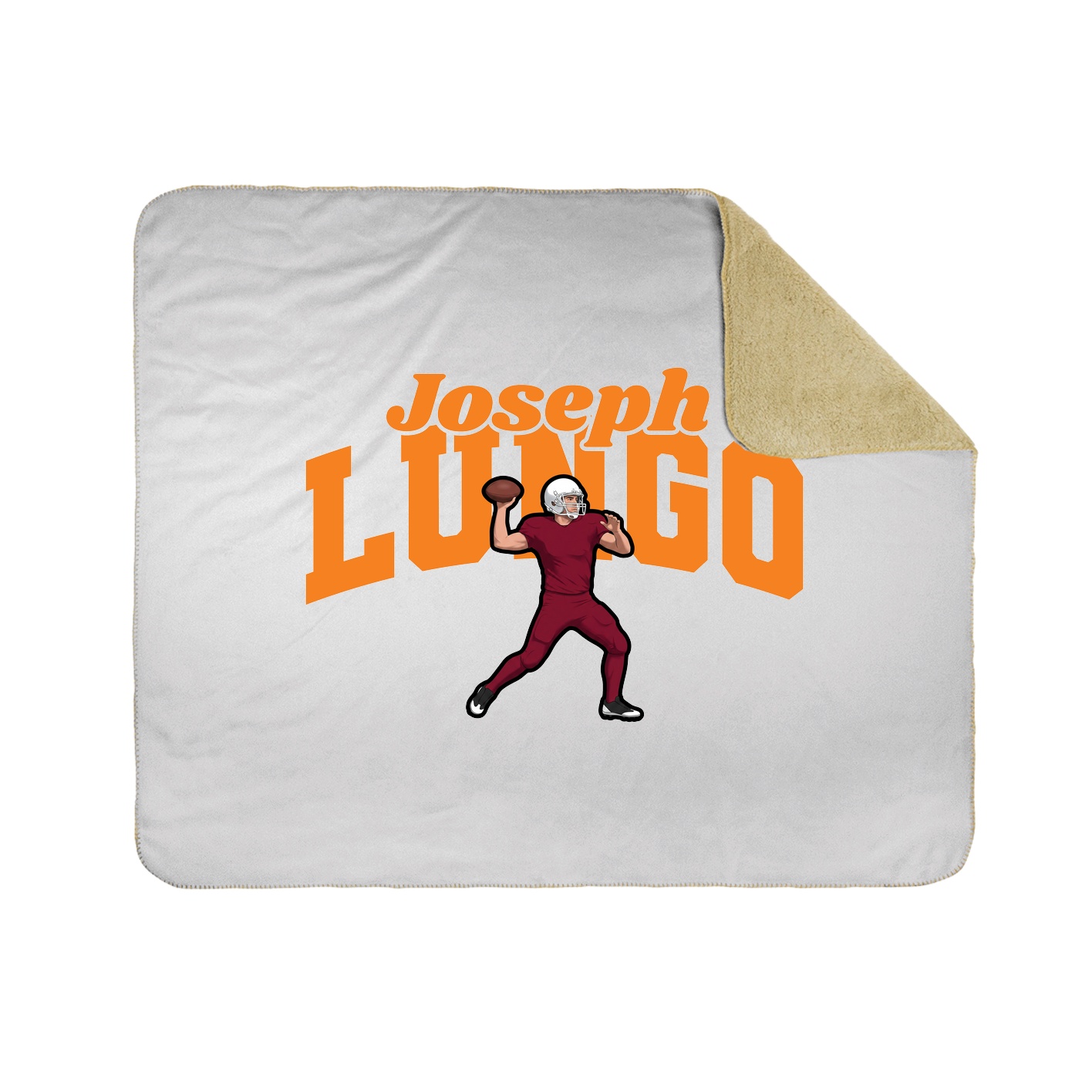 Throw Blanket — Signature Arch in White