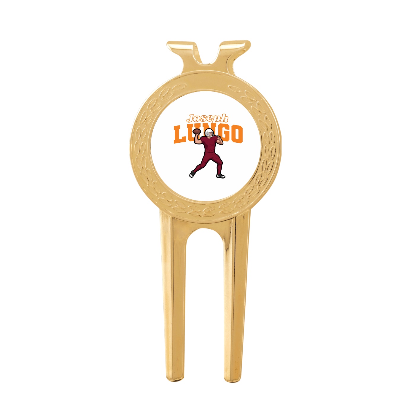 Divot Tool with Ball Marker — Name Arch in Classic