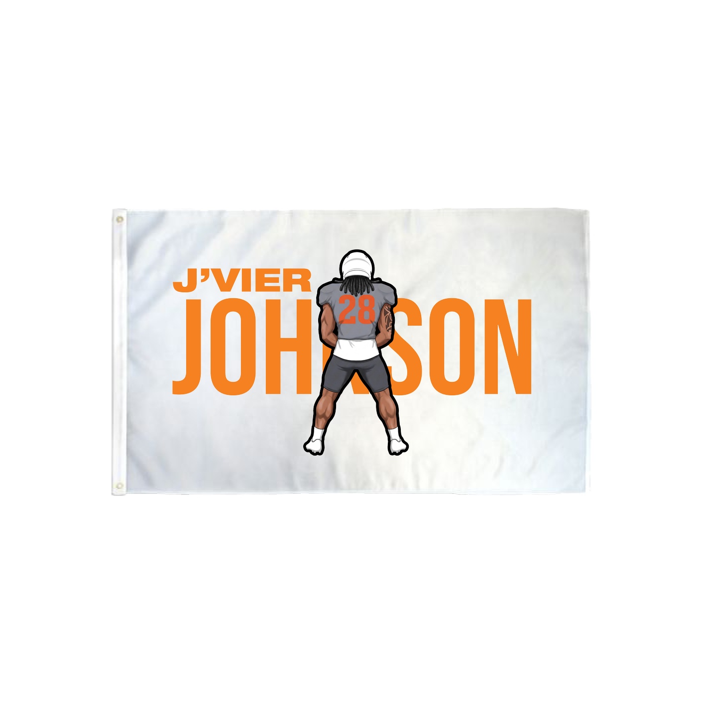 3x5 Flag — Player Name in Classic