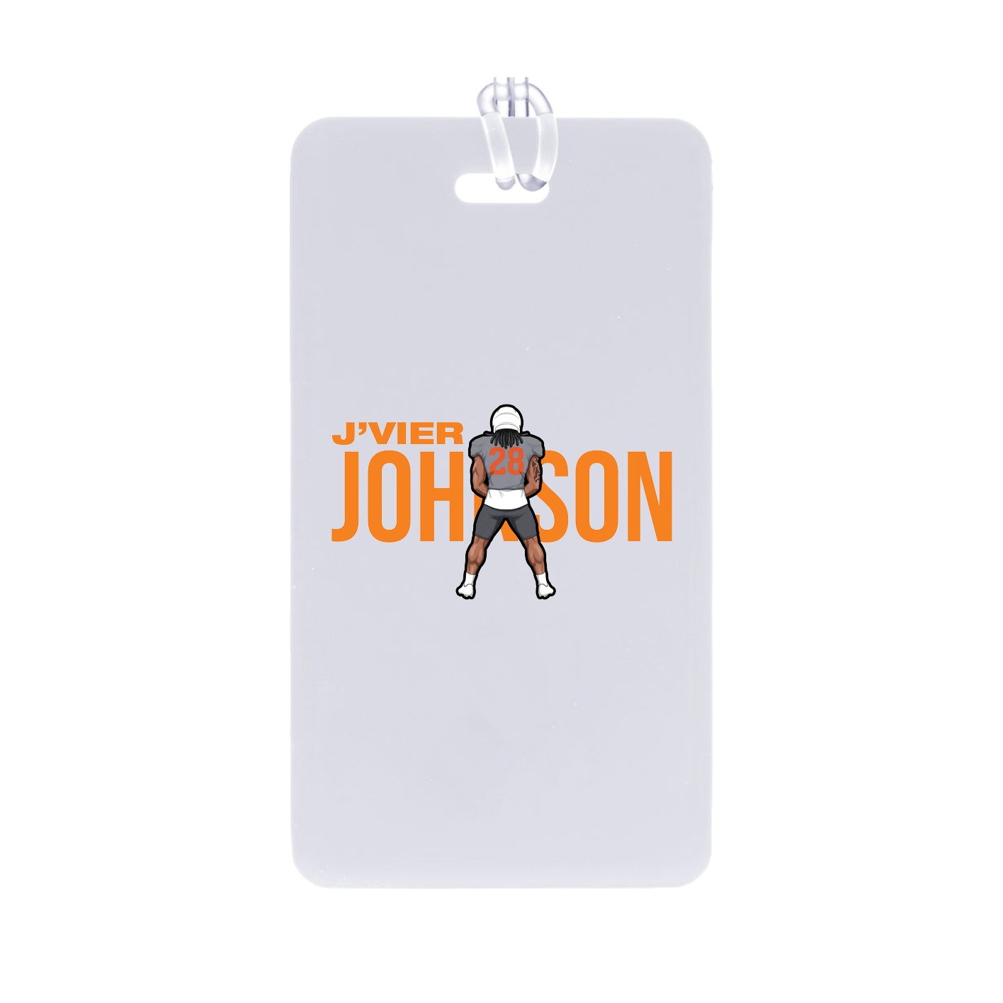 Bag Tag — Player Name in Classic