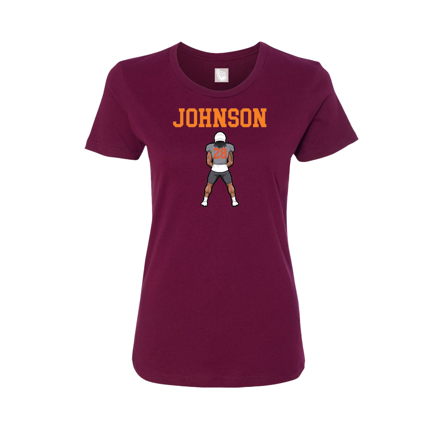 Fitted Women's Tee — Shirsey in Maroon
