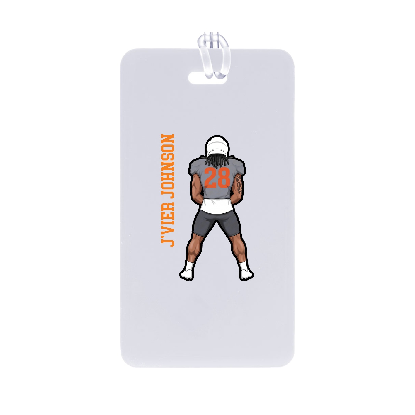 Bag Tag — Name Vertical in Classic