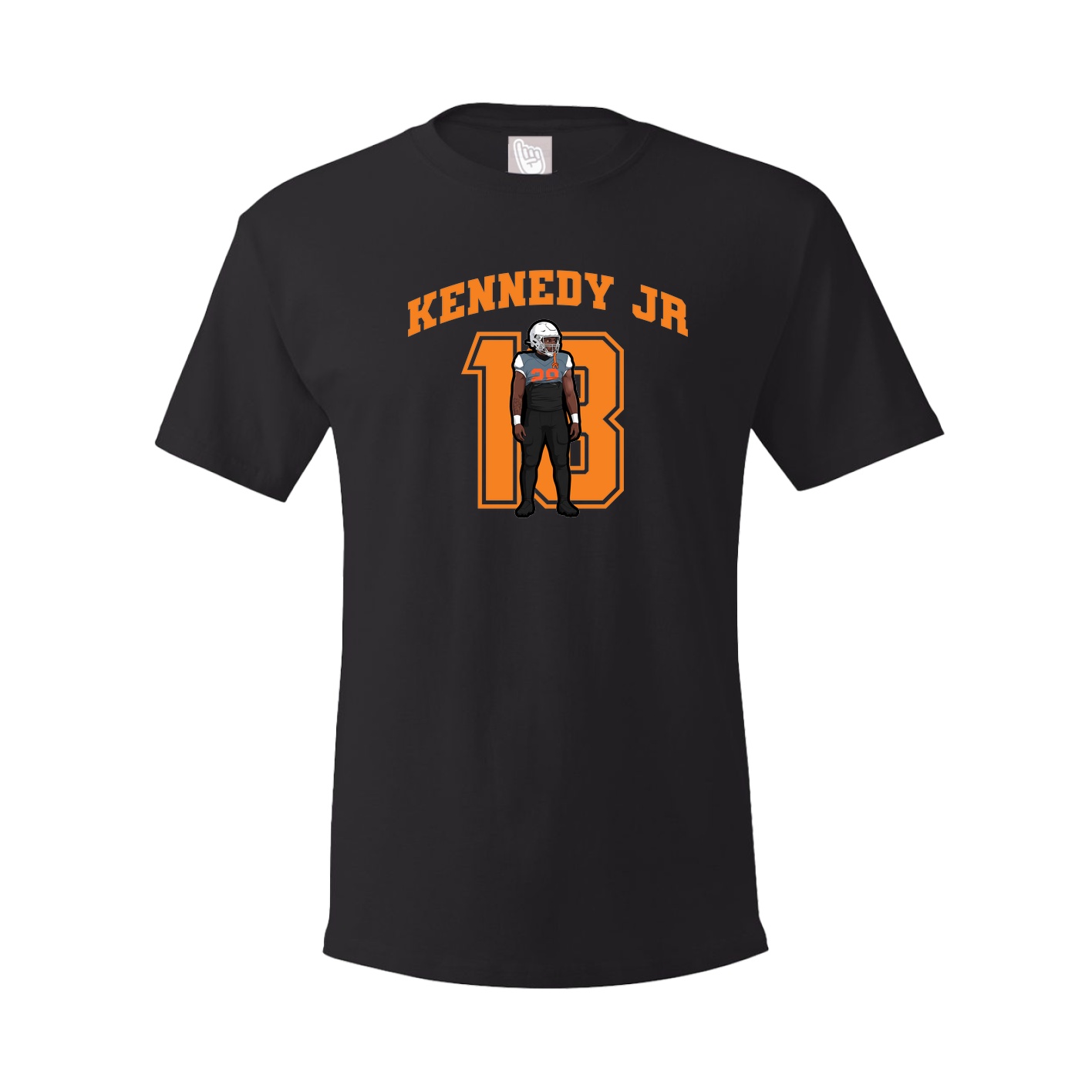 Youth Tee — Number in Black