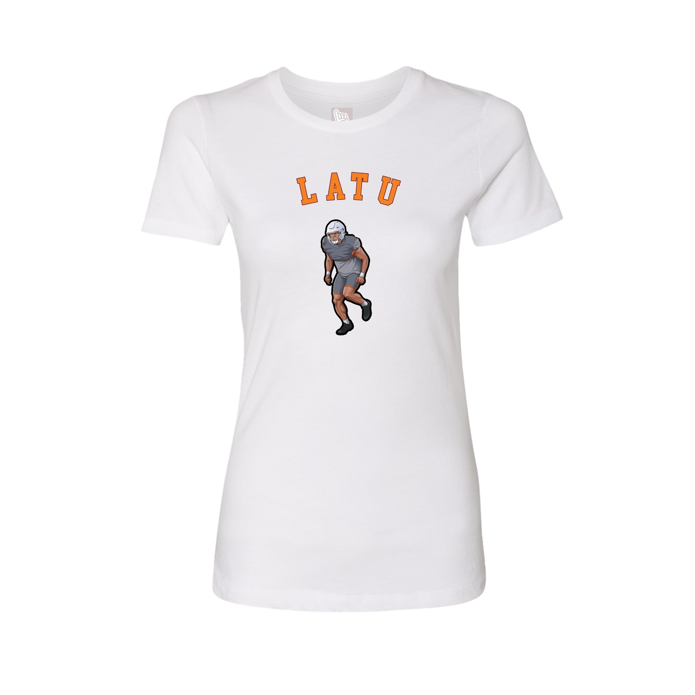Fitted Women's Tee — Shirsey Arch in White