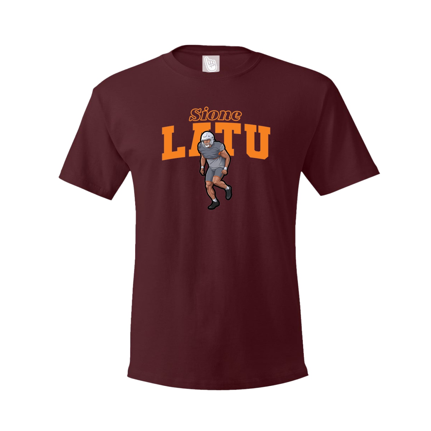 Youth Tee — Name Arch in Maroon