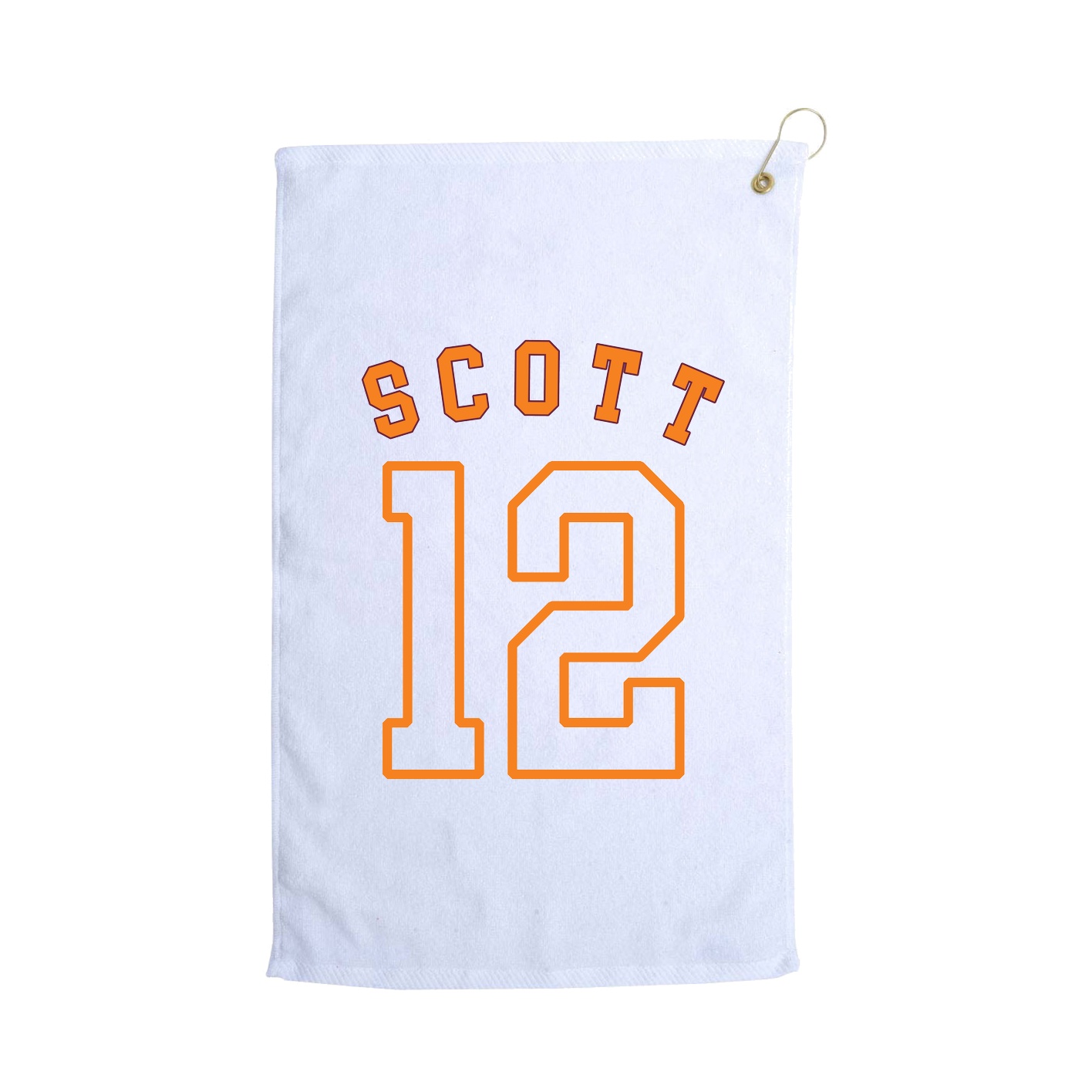 Golf Towel — Shirsey Arch in White