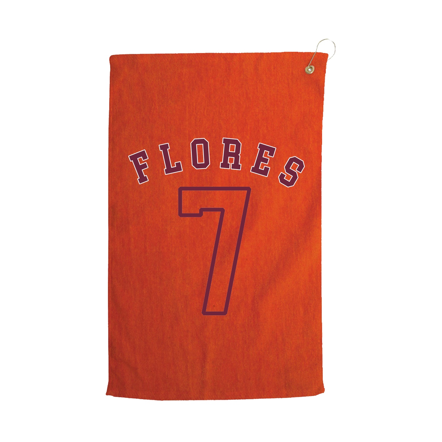 Golf Towel — Shirsey Arch in Orange