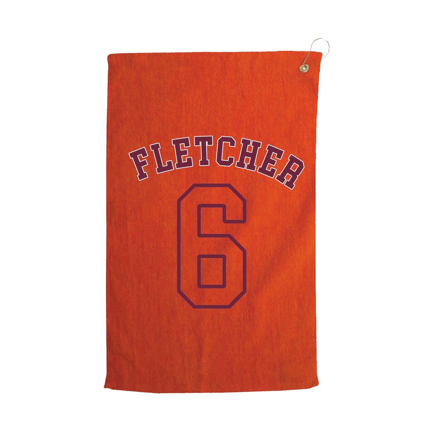 Golf Towel — Shirsey Arch in Orange