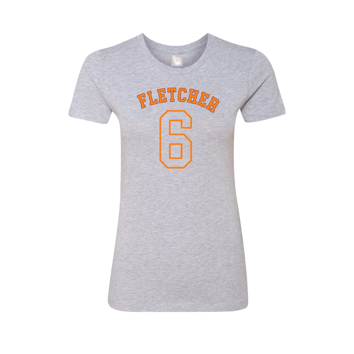Fitted Women's Tee — Shirsey Arch in Grey