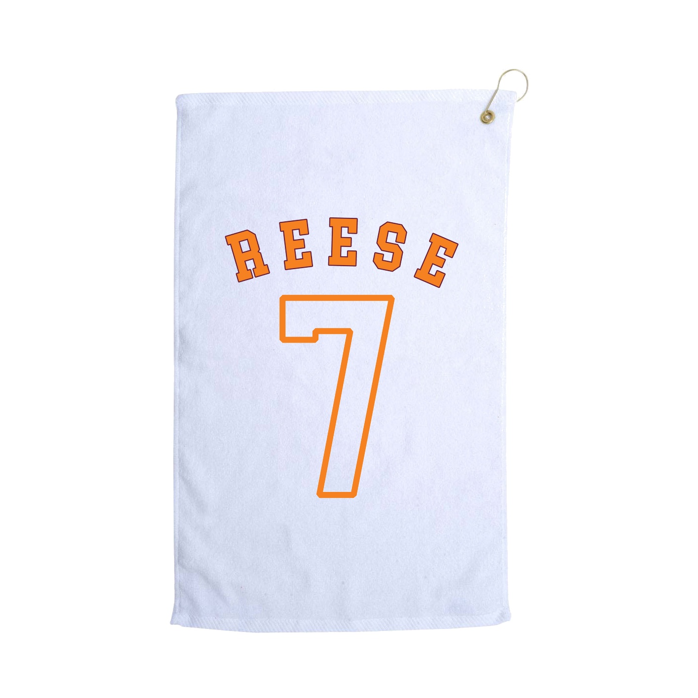 Golf Towel — Shirsey Arch in White