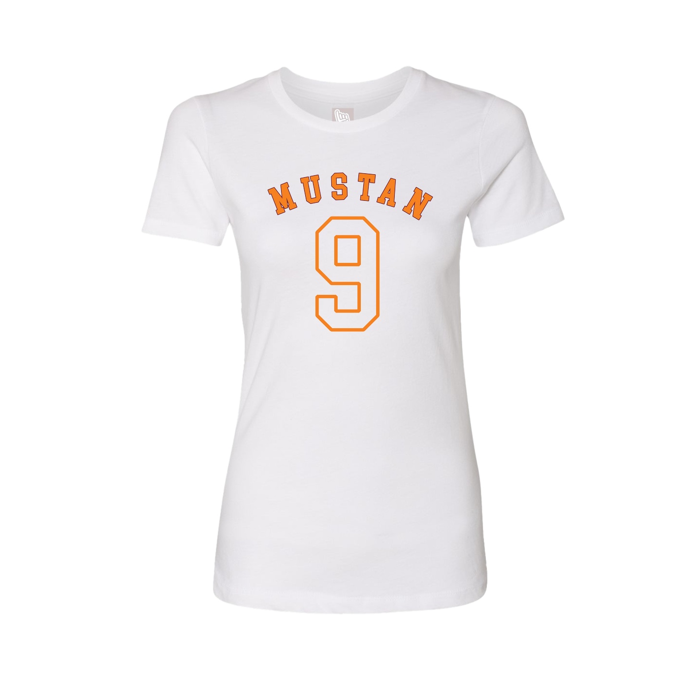 Fitted Women's Tee — Shirsey Arch in White