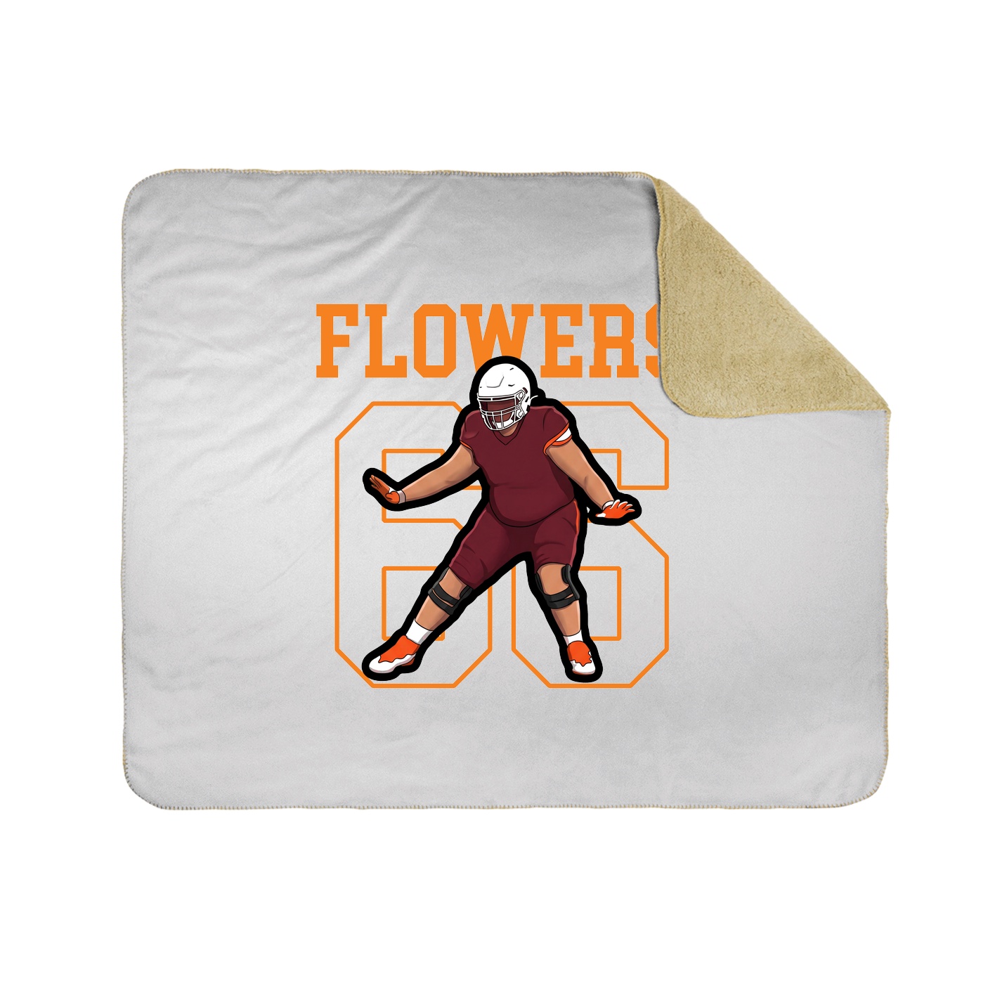 50x60 Sherpa Lined Throw Blanket