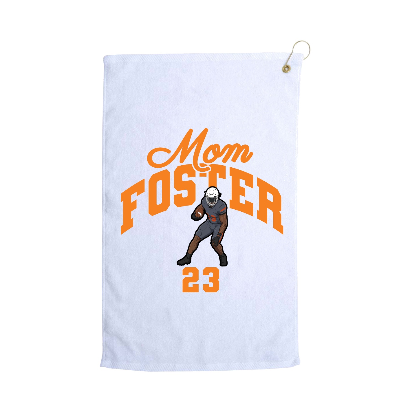 Golf Towel — Mothers Day Arch in White