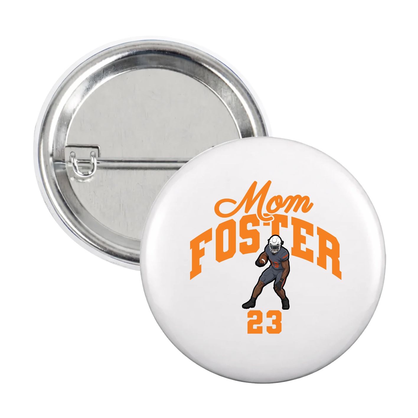 Game Day Button — Mothers Day Arch in White