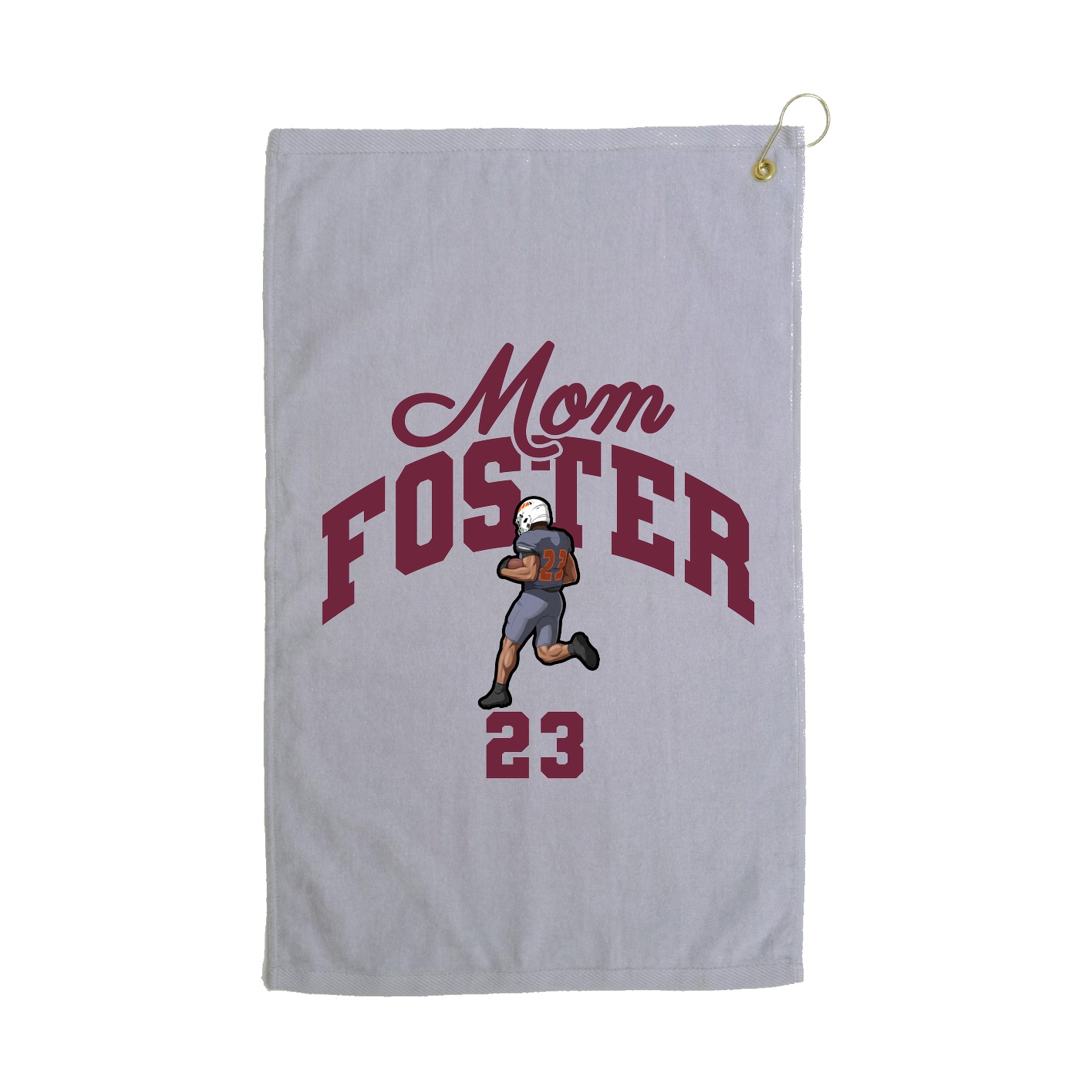 Golf Towel — Mothers Day Arch in Grey