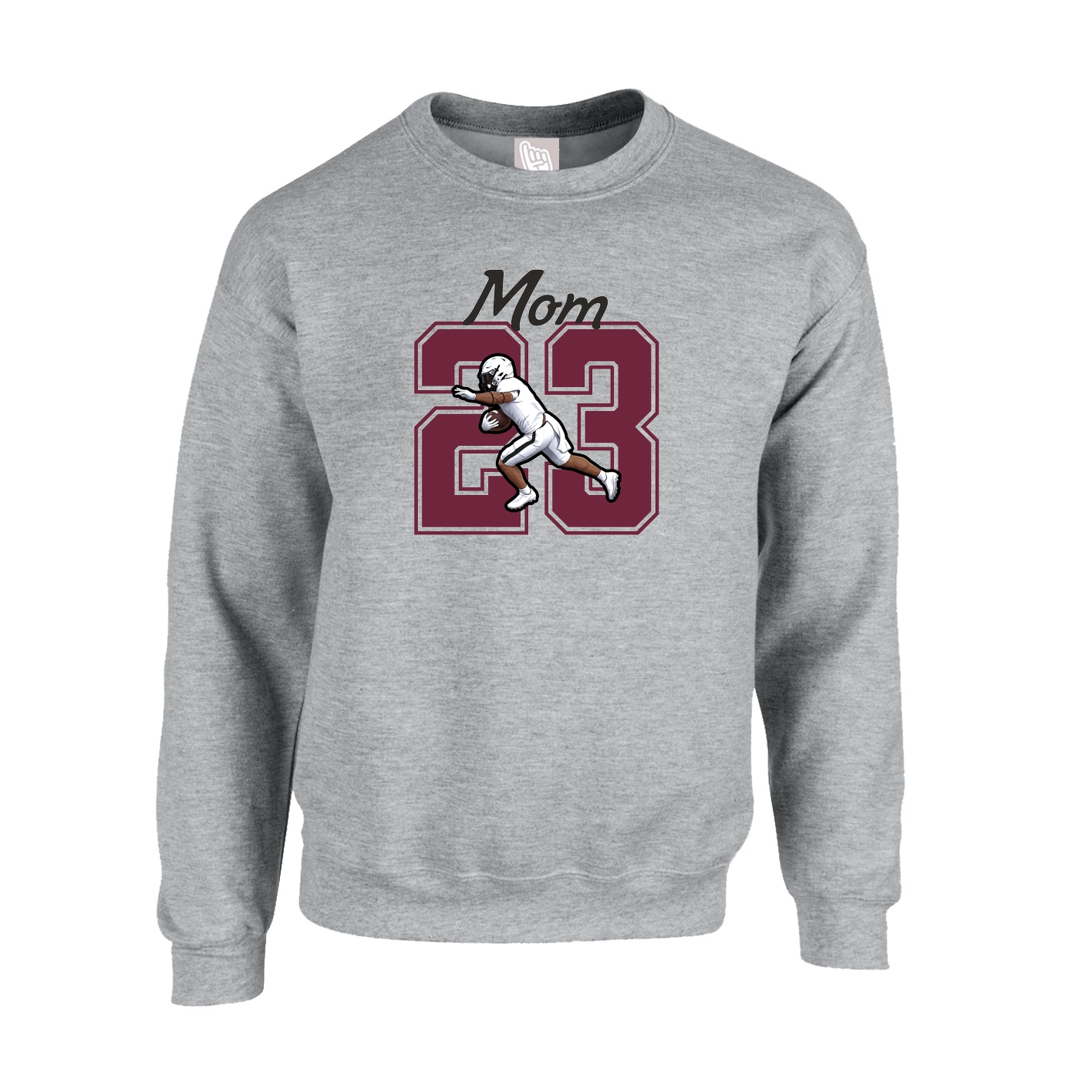 Fleece Crew — Mothers Day Shirsey in Grey