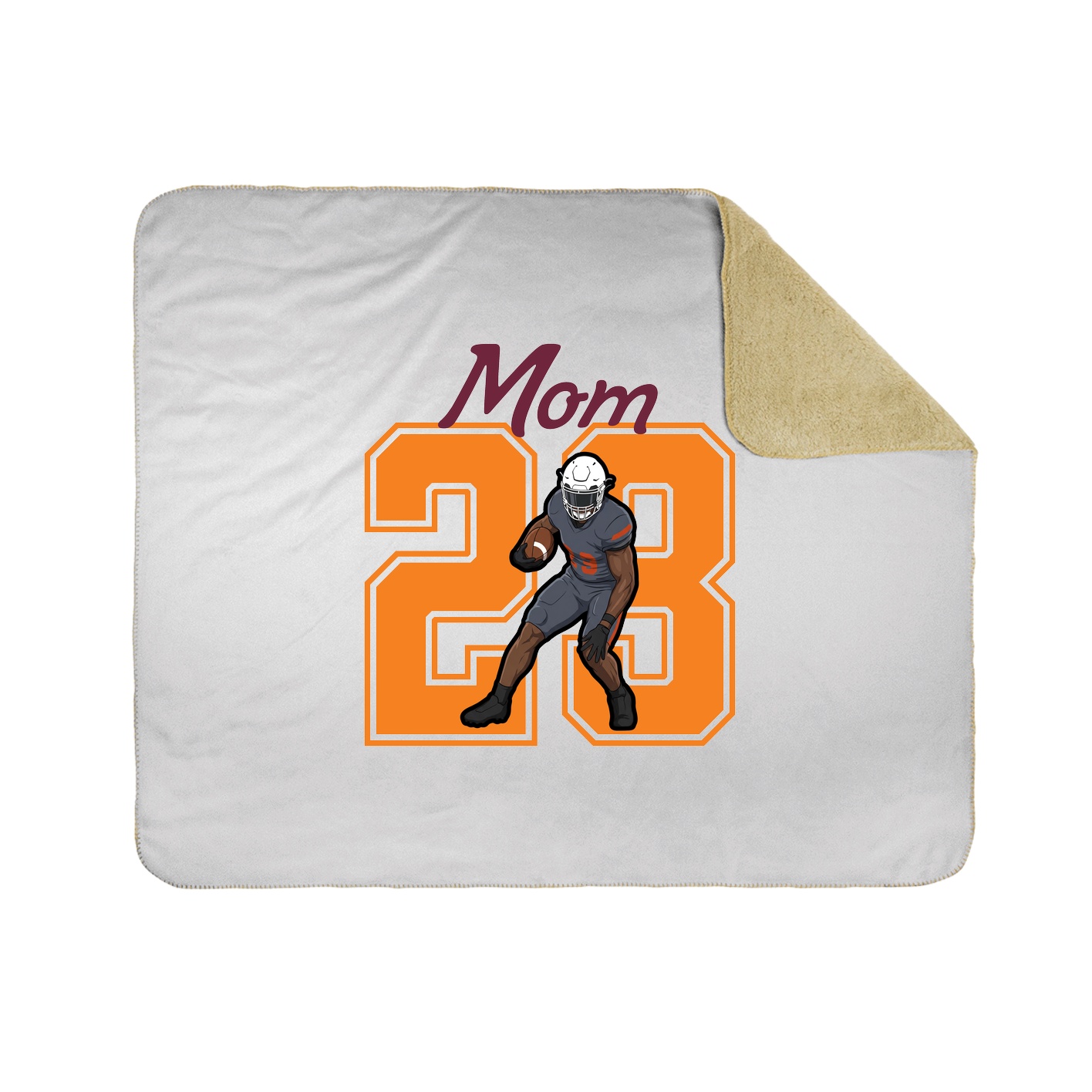 Throw Blanket — Mothers Day Shirsey in White