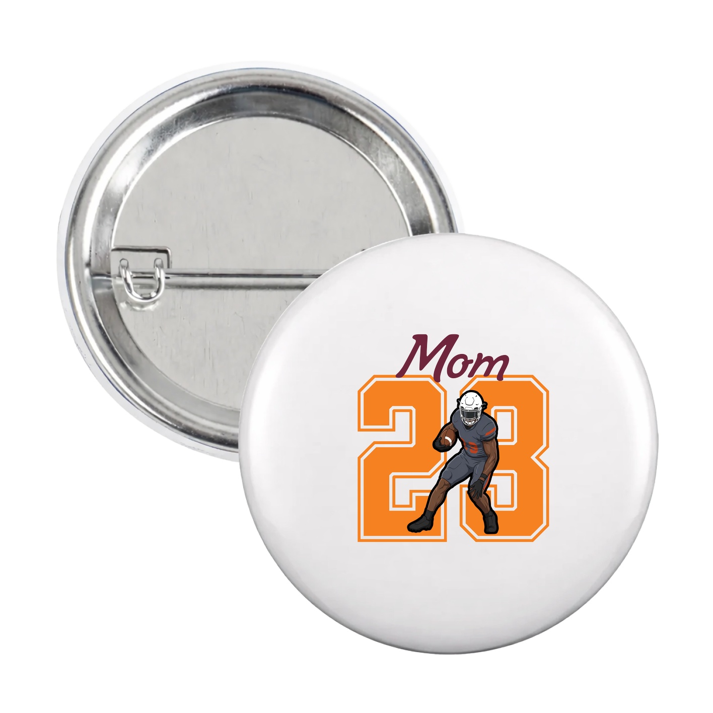 Game Day Button — Mothers Day Shirsey in White