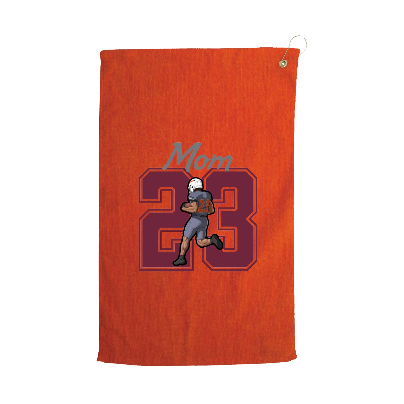 Golf Towel — Mothers Day Shirsey in Orange