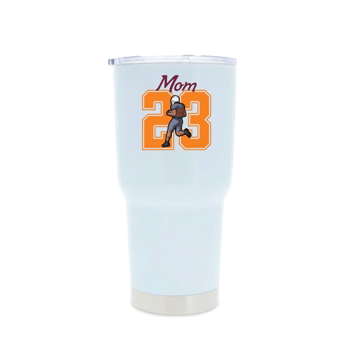 30oz Stainless Steel Tumbler — Mothers Day Shirsey in White