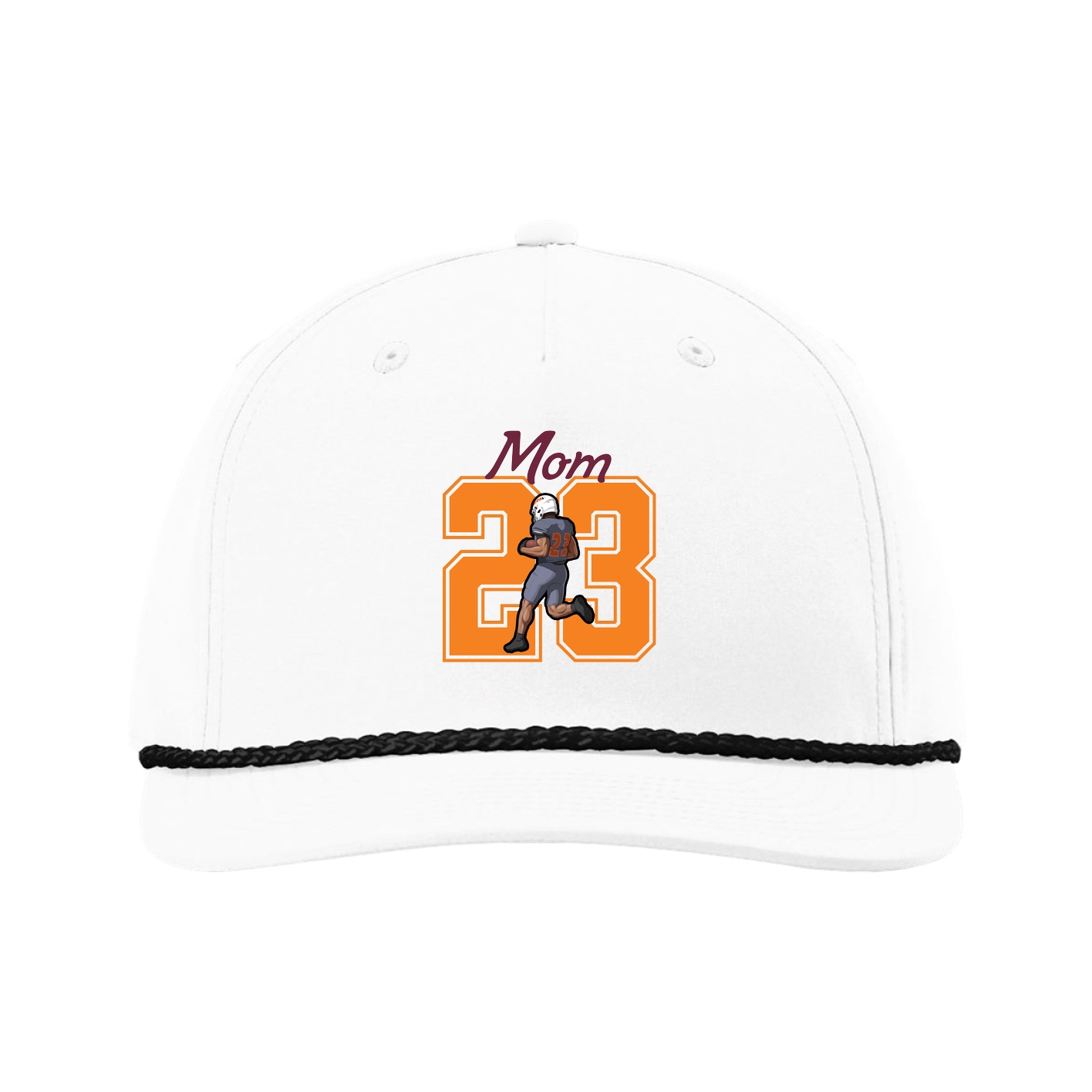 Five-Panel Classic Rope Cap — Mothers Day Shirsey in White