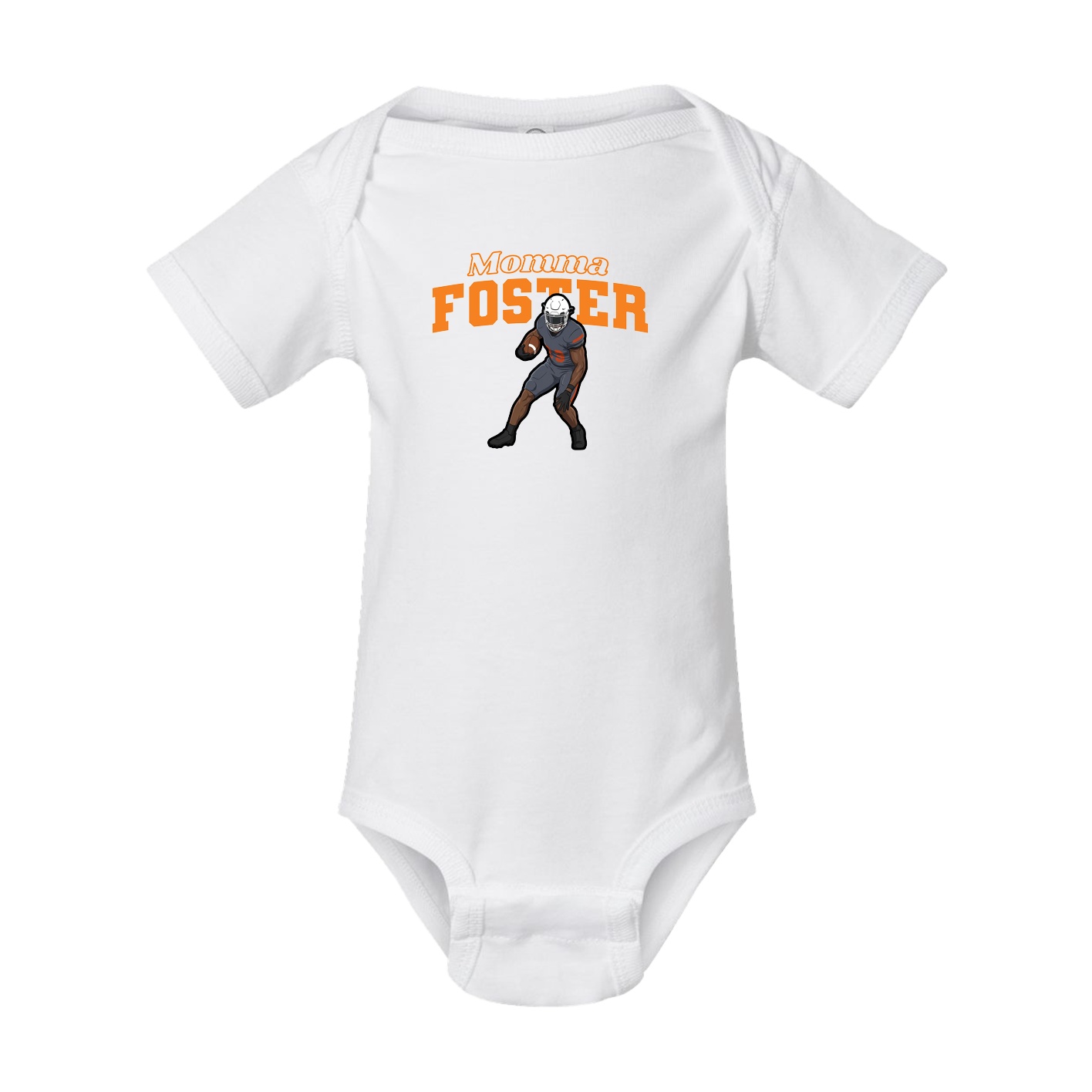 Baby Onesie — Mothers Day Block in White