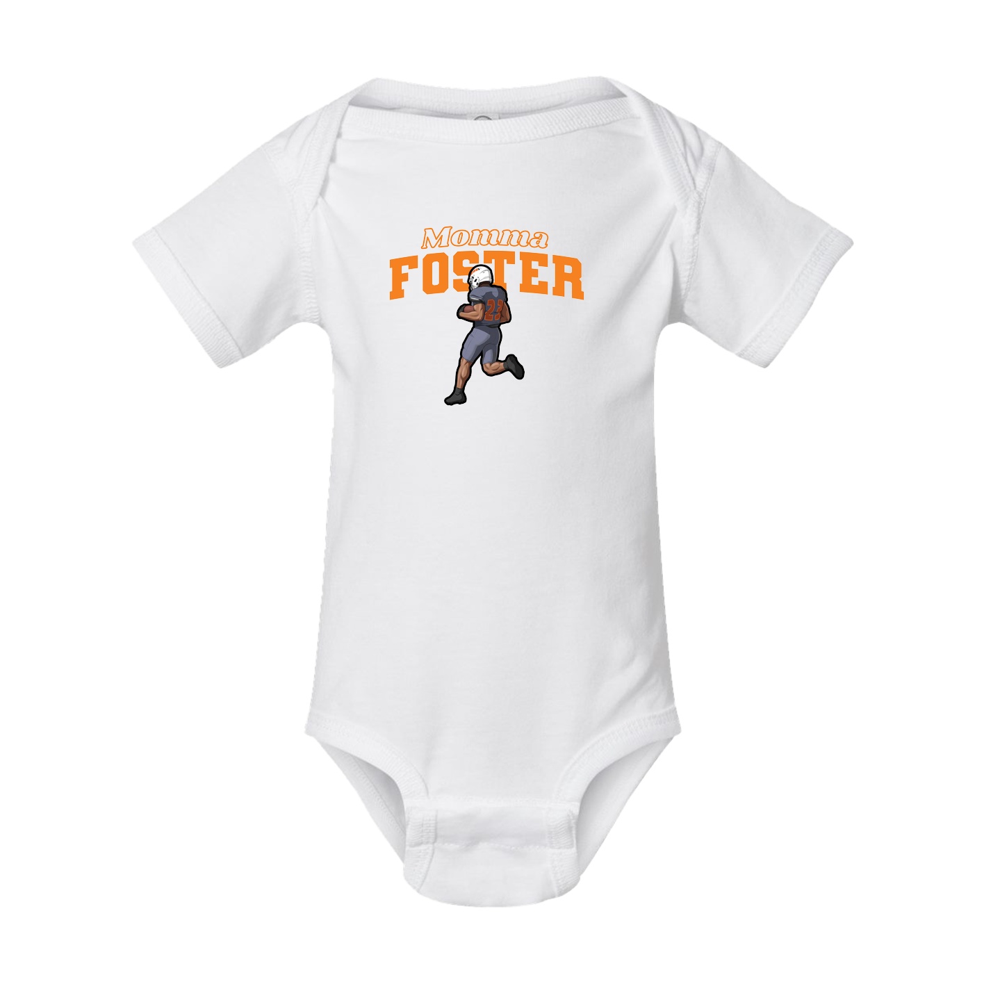 Baby Onesie — Mothers Day Block in White