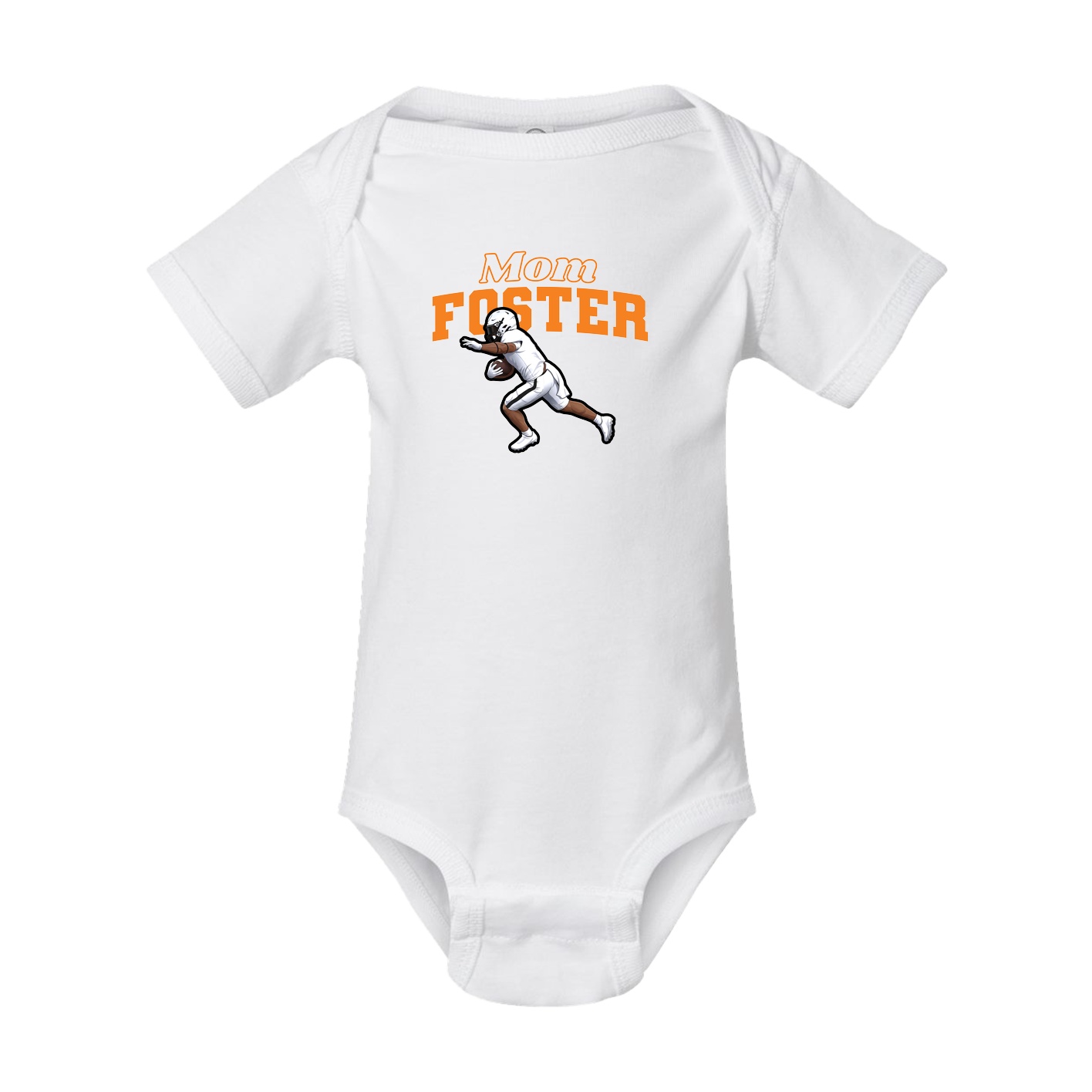 Baby Onesie — Mothers Day Block in White