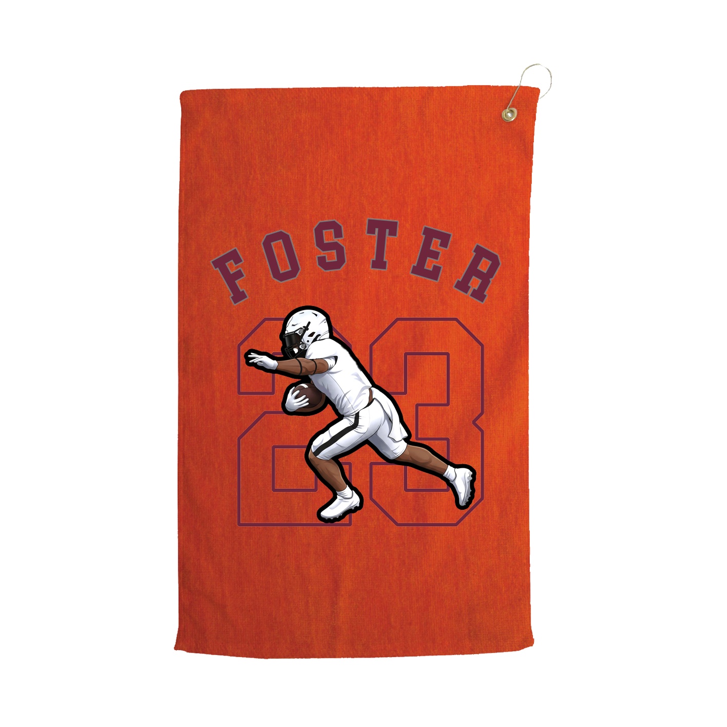 Golf Towel — Shirsey Arch in Orange