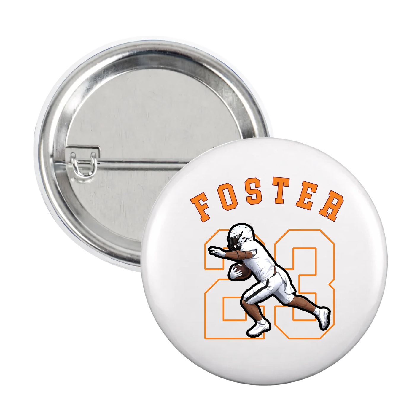 Game Day Button — Shirsey Arch in White