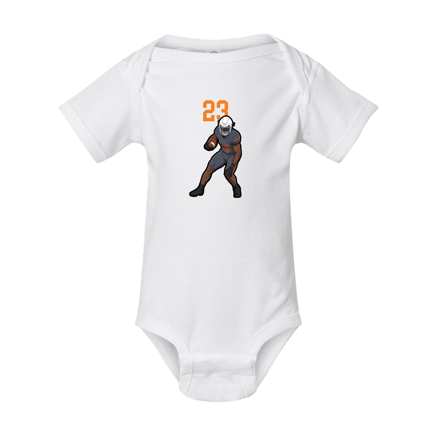 Baby Onesie — Number Top in White