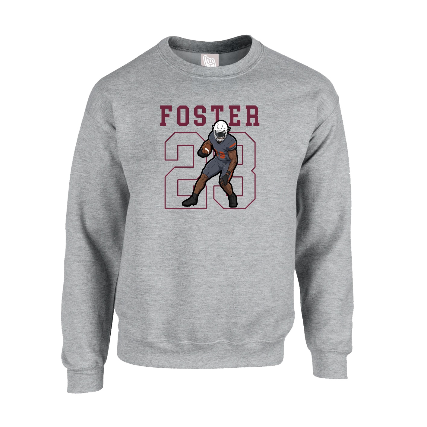 Fleece Crew — Shirsey in Grey