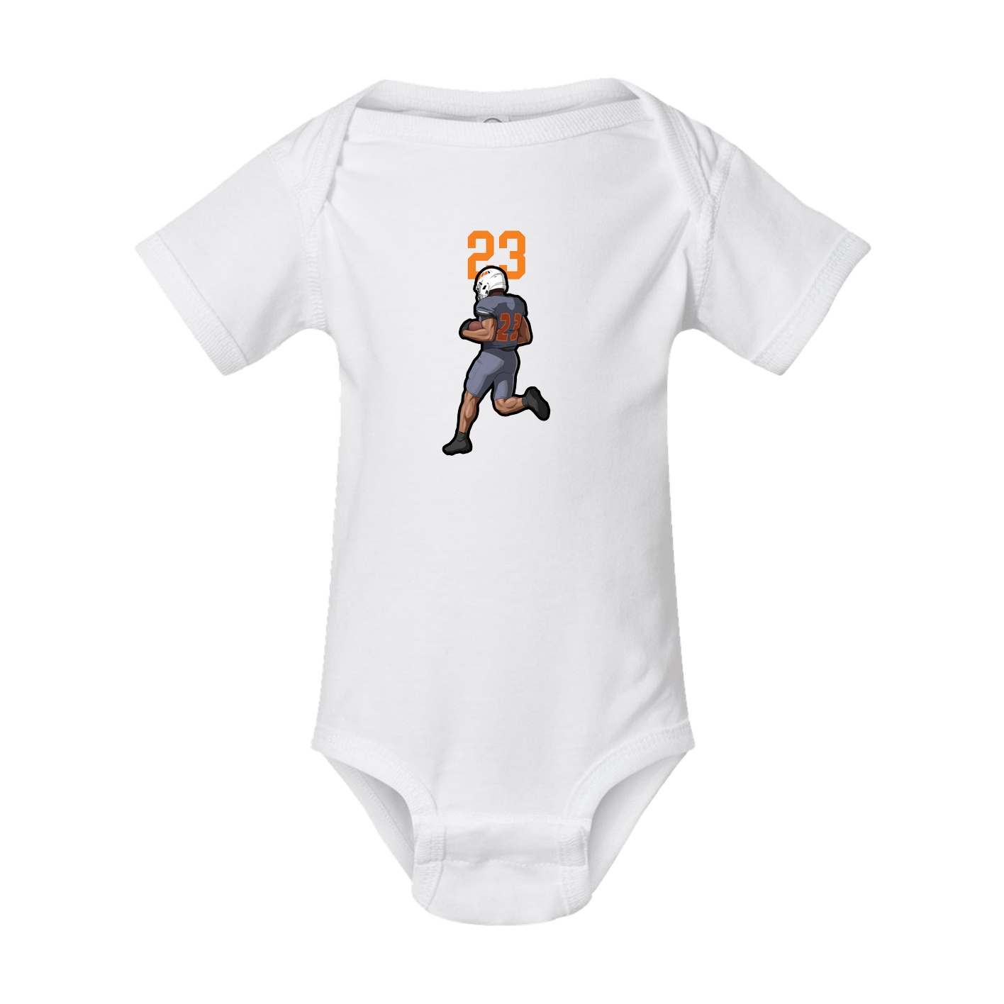Baby Onesie — Number Top in White